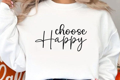 Choose Happy SVG Angelina750 