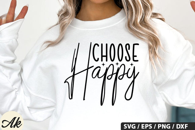 Choose happy SVG Design SVG akazaddesign 