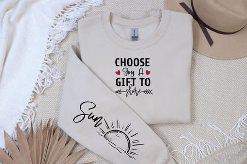 Choose joy a gift to share Sleeve SVG Design, Christian Sleeve SVG, Faith SVG Design, Jesus Sleeve SVG SVG Regulrcrative 