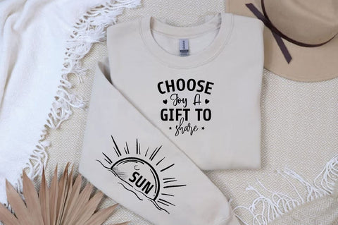 Choose joy a gift to share Sleeve SVG Design, Christian Sleeve SVG, Faith SVG Design, Jesus Sleeve SVG SVG Regulrcrative 