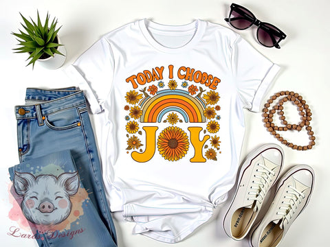 Choose Joy, Fall PNG, Autumn Sublimation, Inspirational Quote, Joyful Design, Seasonal Decor, Thanksgiving Art, Digital Download Sublimation Lara' s Designs 