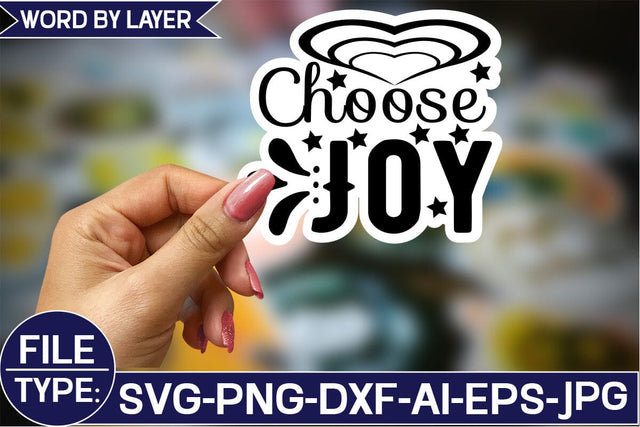 Choose Joy Sticker SVG Design SVG Studio Innate 