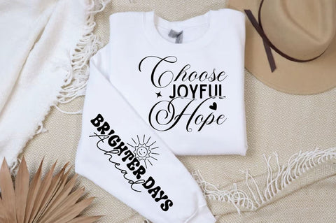 Choose Joyful Hope Sleeve SVG Design, Christian Sleeve SVG, Faith SVG Design, Jesus Sleeve SVG SVG Regulrcrative 