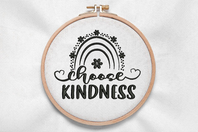 Choose Kindness for Machine Embroidery Embroidery/Applique DESIGNS SvgOcean 