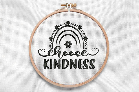 Choose Kindness for Machine Embroidery Embroidery/Applique DESIGNS SvgOcean 