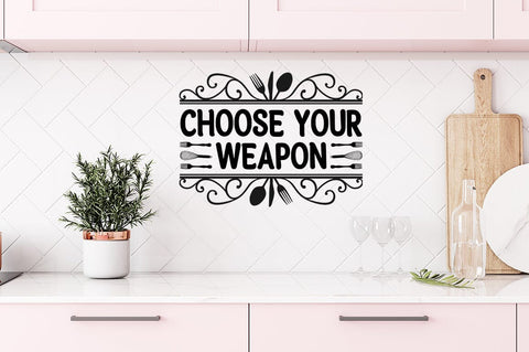 Choose your weapon SVG Design SVG Designangry 
