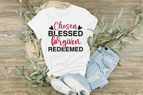 Chosen blessed forgiven redeemed-01 SVG Angelina750 