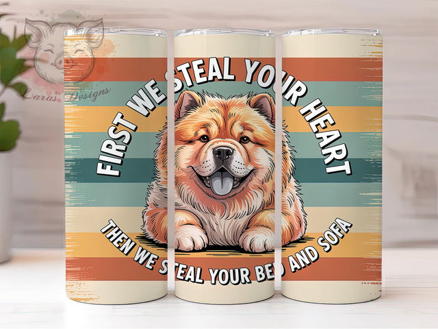Chow Chow Humor 20oz Tumbler, Chow Chow Dog, Dog Lover, Funny Dog Quote, Tumbler Wrap, Sublimation Design, 20oz Tumbler Sublimation Lara' s Designs 