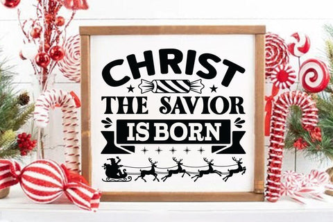 Christ the savior is born SVG Angelina750 