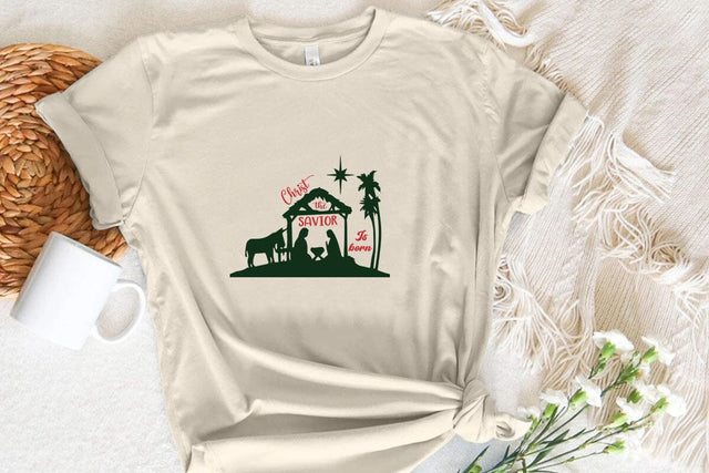 Christ the savior is born SVG Angelina750 