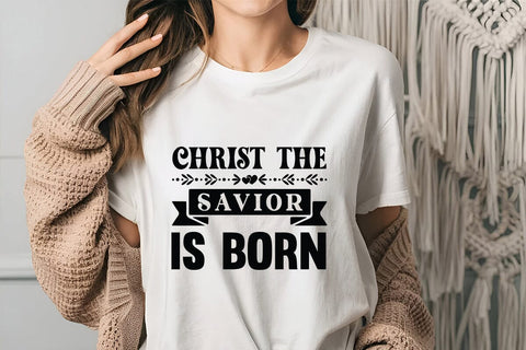 Christ the savior is born SVG Angelina750 