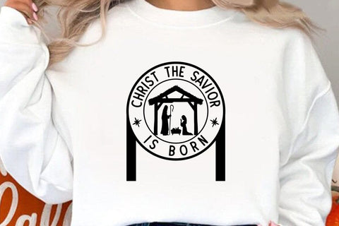 Christ the savior is born SVG Angelina750 