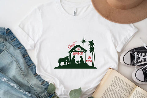 Christ the savior is born SVG Angelina750 