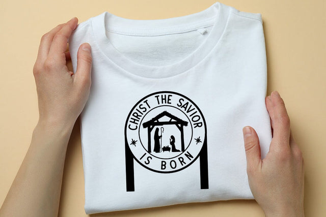 Christ the savior is born SVG Angelina750 