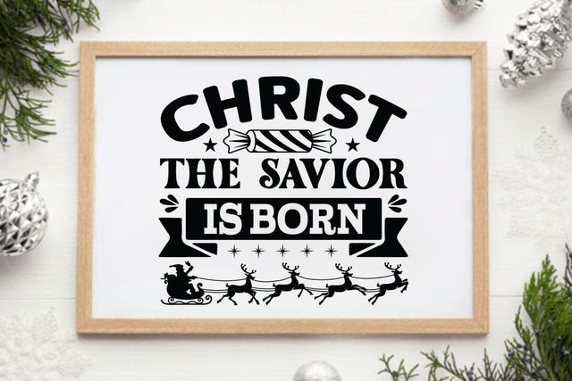 Christ the savior is born SVG Angelina750 