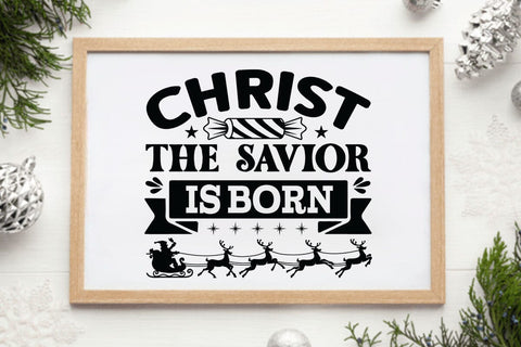 Christ the savior is born SVG Angelina750 