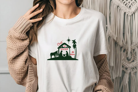 Christ the savior is born SVG Angelina750 