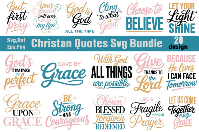Christan Svg Bundle SVG Angelina750 