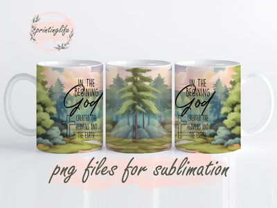Christian Bible Verse Breath Dragonfly Mug Wrap Design, Instant Digital Design Download Mug Wrap Design, Mug Design PNG Sublimation PrintingLife 
