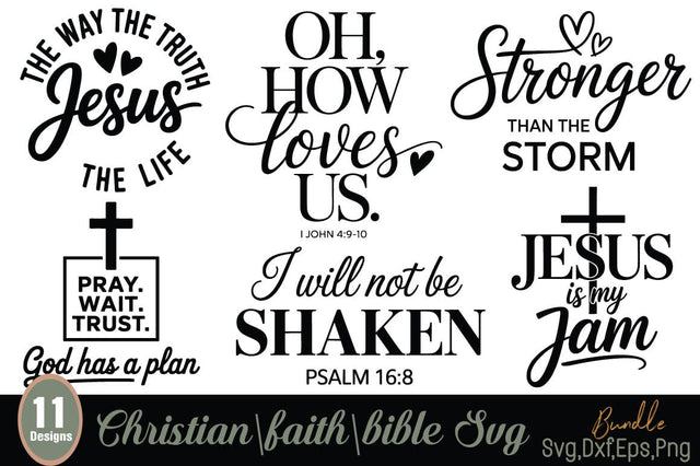 Christian Bundle SVG,Faith SVG,Bible SVG SVG Angelina750 
