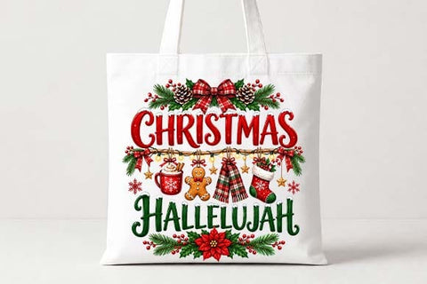 Christian Christmas Hallelujah Design SVG BillahCrafts 