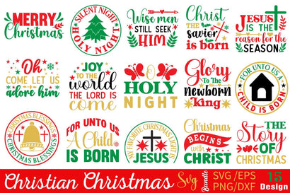 Christian Christmas SVG Bundle SVG Angelina750 