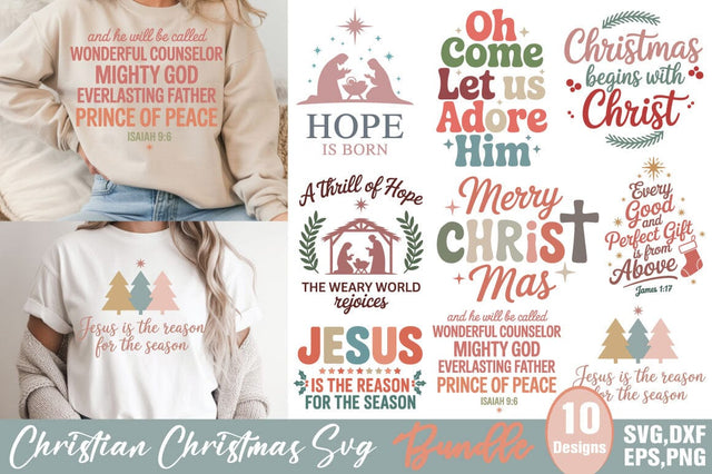 Christian Christmas SVG Bundle SVG Angelina750 