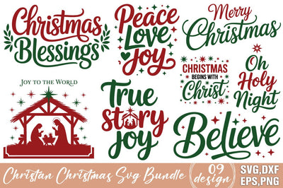 Christian Christmas SVG - Christmas SVG Angelina750 