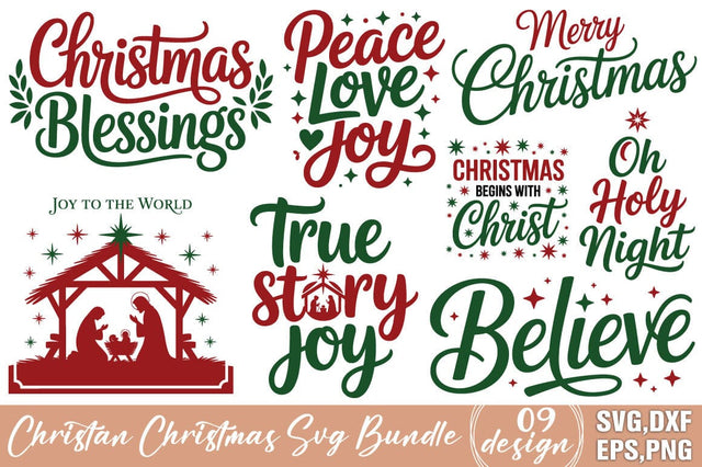 Christian Christmas SVG - Christmas SVG Angelina750 