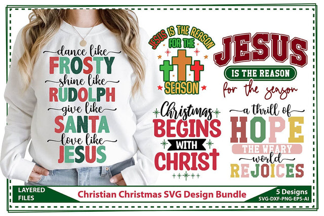 Christian Christmas SVG Design Bundle SVG shah alam 