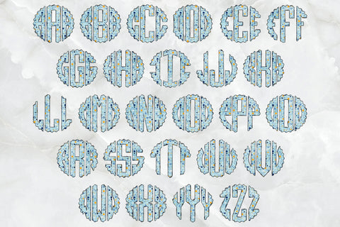 Christian Christmas Trio Monogram Alphabet, Jesus Nativity SVG Crafty Mama Studios 