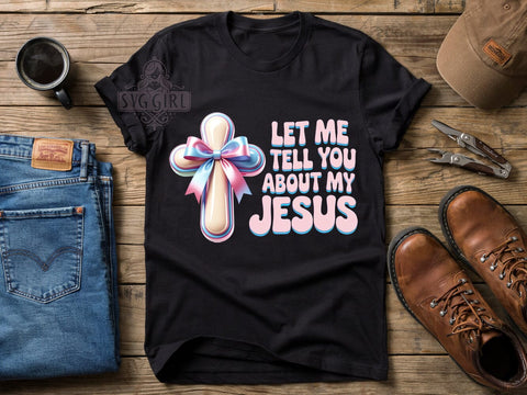 Christian Coquette Cross T-Shirt PNG, Coquette Cross, Christian Style, Faith Fashion, Spiritual Vibes, Sublimation PNG, Statement Shirt, Religious Apparel Sublimation SvggirlplusArt 