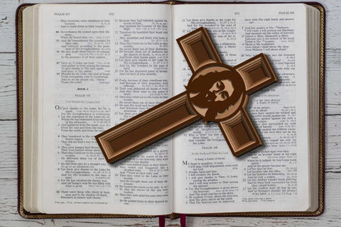 Christian Cross Multilayer Home Decoration, Cut Template SVG LaserCutano 