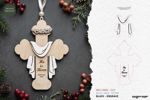 Christian Cross Ornament SVG Bundle SVG SvgOcean 
