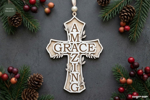 Christian Cross Ornament SVG Bundle SVG SvgOcean 