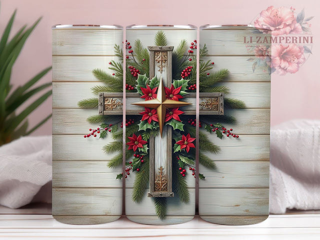 Christian Cross Tumbler, Christmas Tumbler Wrap, 20oz Sublimation Design, Faith-Based Drinkware, Digital Download Tumbler, Religious Tumbler Art, Unique Gift Tumbler Sublimation Li Zamperini 