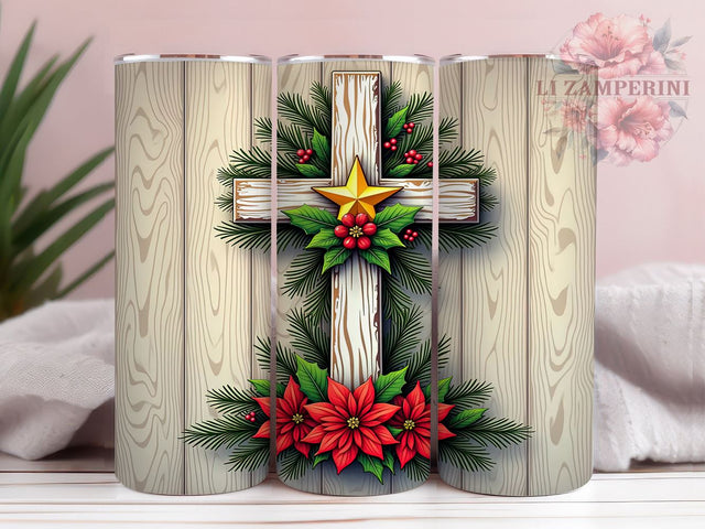 Christian Cross Tumbler, Christmas Tumbler Wrap, 20oz Sublimation Design, Faith-Based Drinkware, Digital Download Tumbler, Religious Tumbler Art, Unique Gift Tumbler Sublimation Li Zamperini 