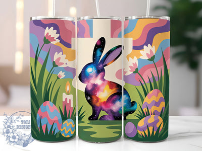 Christian Easter Bunny Tumbler, Christian Abstract Tumbler, Stylish 20oz Wrap, Sublimation Design, Trendy Gift Idea, Religious Bunny Wrap, Inspirational Easter Tumbler Sublimation ToriDesigns 
