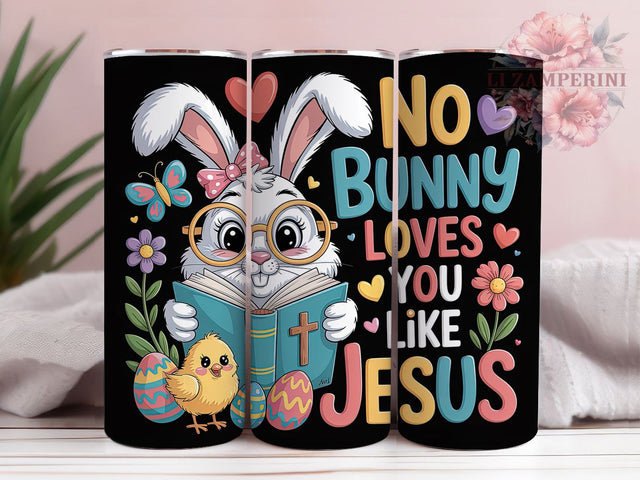 Christian Easter Faith Bunny Tumbler, Faith Tumbler Design, Cute Jesus Bunny Wrap, Whimsical Easter Faith Wrap, Religious Easter Wrap, Sublimation Design, Trendy Gift Idea Sublimation Li Zamperini 