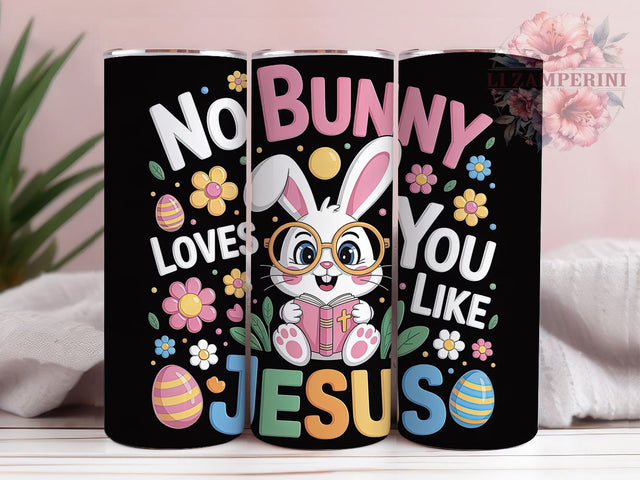 Christian Easter Faith Bunny Tumbler, Faith Tumbler Design, Cute Jesus Bunny Wrap, Whimsical Easter Faith Wrap, Religious Easter Wrap, Sublimation Design, Trendy Gift Idea Sublimation Li Zamperini 