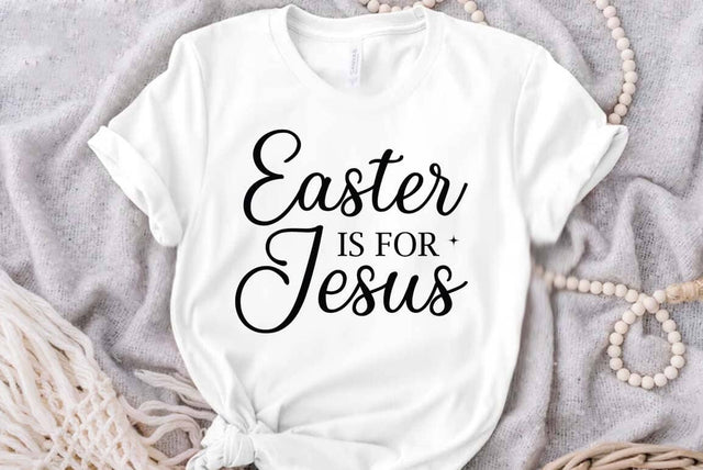 Christian Easter Quote SVG PNG, Easter Illustration Design, Easter is for jesus SVG FiveStarCrafting 