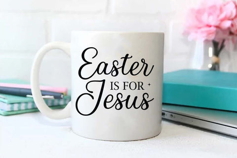 Christian Easter Quote SVG PNG, Easter Illustration Design, Easter is for jesus SVG FiveStarCrafting 