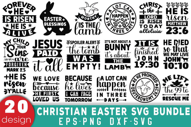 Christian Easter SVG Bundle SVG Angelina750 