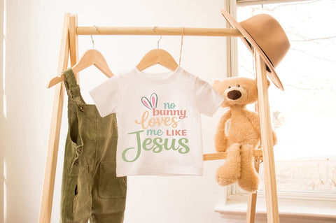 Christian Easter SVG No Bunny Loves Me Like Jesus Cut File SVG Pickled Thistle Creative 