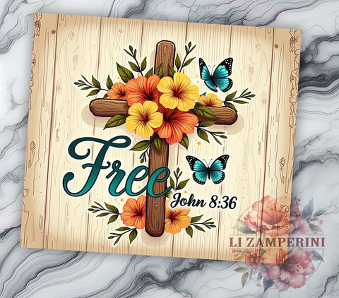 Christian Faith Bible Verse 20oz Tumbler, John 836, Faith Drinkware, Inspirational Gift, Bible Verse Tumbler, 20oz Sublimation, Religious Gift Sublimation Li Zamperini 