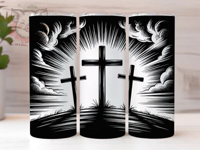 Christian Faith Cross Tumbler, Religious Tumbler Design, Stylish 20oz Wrap, Sublimation Design, Trendy Gift Idea, Faith Cross Wrap, Inspirational Tumbler Sublimation Lara' s Designs 