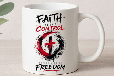 Christian Faith PNG Faith Above Control Inspirational Digital Download SVG BillahCrafts 