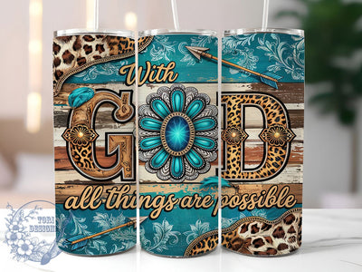 Christian Faith Quote 20oz Tumbler Wrap, Faith Design, Inspirational Quote, 20oz Wrap, Religious Gift, Spiritual Sublimation, Bible Verse Sublimation ToriDesigns 
