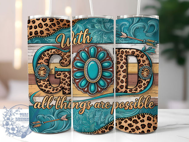 Christian Faith Quote 20oz Tumbler Wrap, Faith Design, Inspirational Quote, 20oz Wrap, Religious Gift, Spiritual Sublimation, Bible Verse Sublimation ToriDesigns 