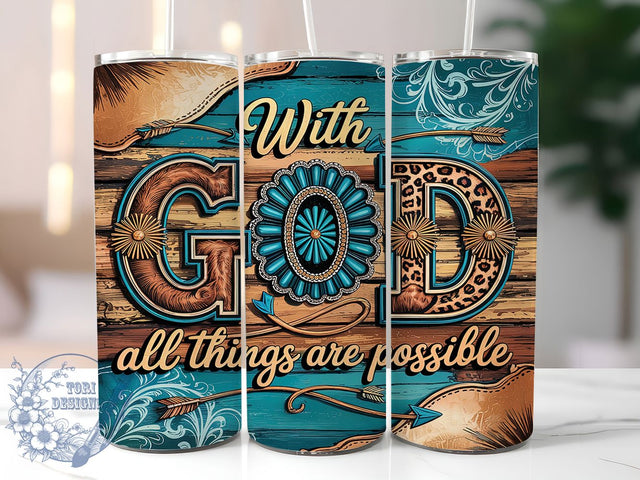 Christian Faith Quote 20oz Tumbler Wrap, Faith Design, Inspirational Quote, 20oz Wrap, Religious Gift, Spiritual Sublimation, Bible Verse Sublimation ToriDesigns 
